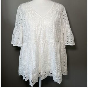 Adorable white top